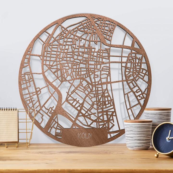 Produktbild Trenddeko Stadtplan Köln