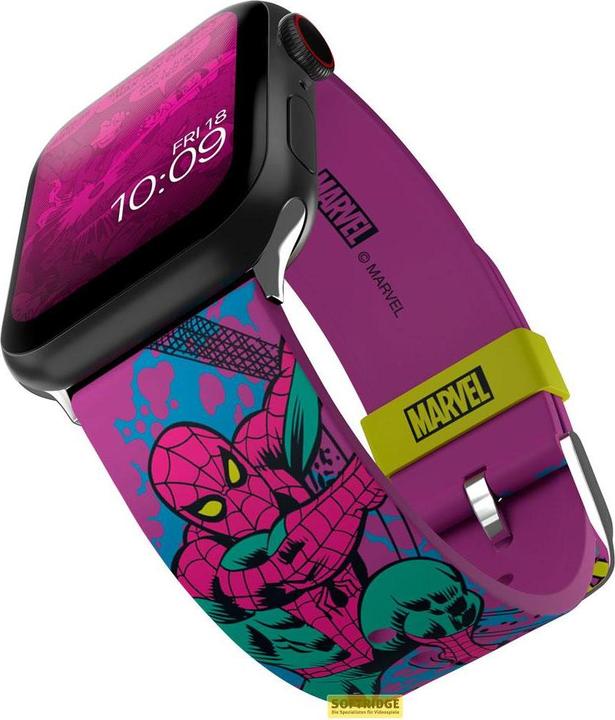 Actual product image Moby Fox Marvel bracelet pour smartwatch Spider-Man Blacklight (Silicone)