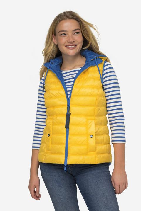 Produktbild Laurasøn Damen Wende-Steppweste, Kapuze royalblau M 825345756-M (M)