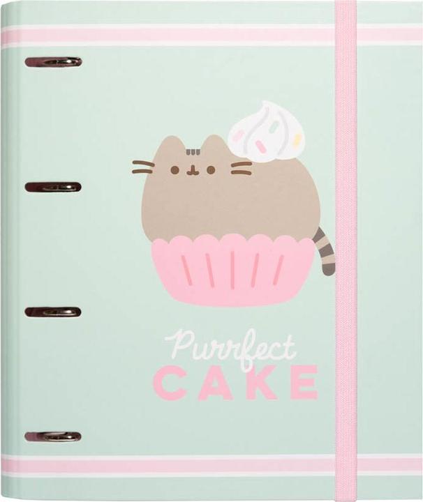 Productafbeelding Pusheen Budget segtuvas 4 žiedų 26x32cm šviesiai žalias (67371-univ) (26 x 32 cm)