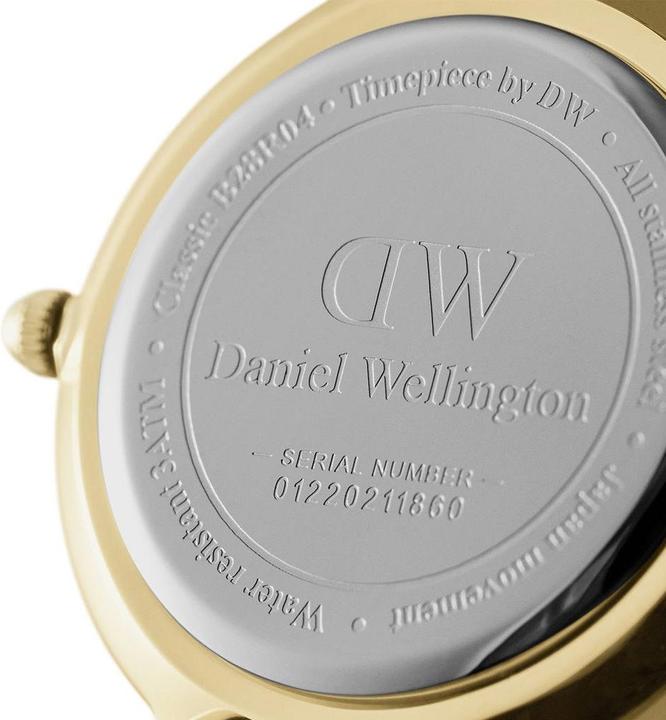 Image du produit Daniel Wellington Classic Petite Evergold blanche (32 mm) (Montre avec pierre précieuse, 32 mm)