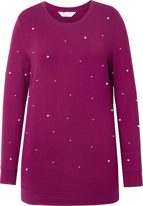 Produktbild Miamoda Sweatshirt, Zierperlen, Langarm (46)