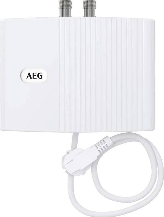 Produktbild AEG Haustechnik Klein-Durchlauferhitzer MTH 350 nur fürs Handwaschbecken, 3,5 kW, mit Stecker, drucklos, VDE