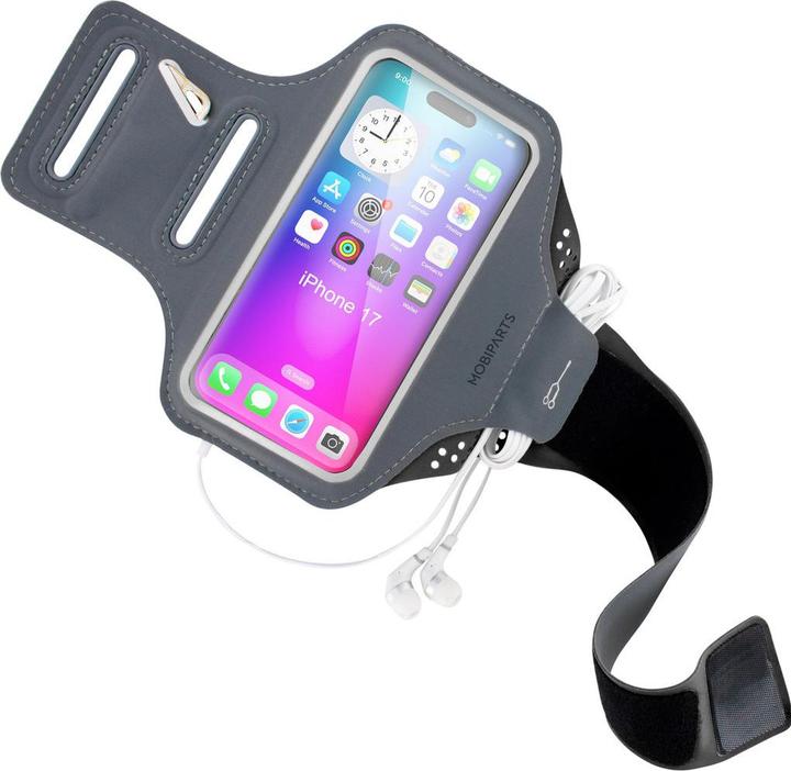 Produktbild Mobiparts Comfort Fit Sport Armband Apple iPhone 17 Black