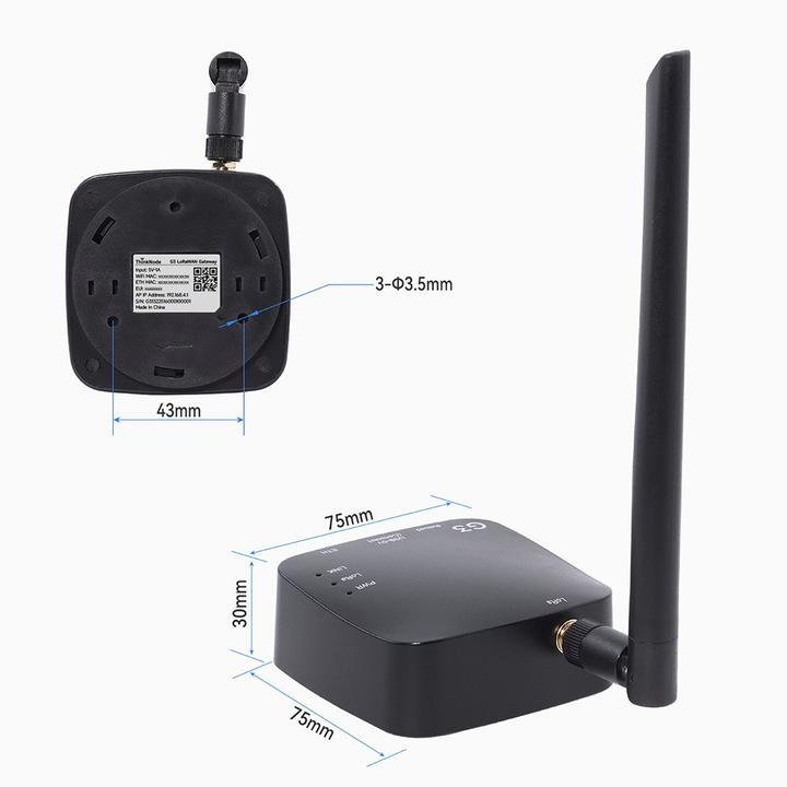 Actual product image Elecrow ThinkNode G3 ESP32-S3 Single Channel LoRaWAN IoT Gateway