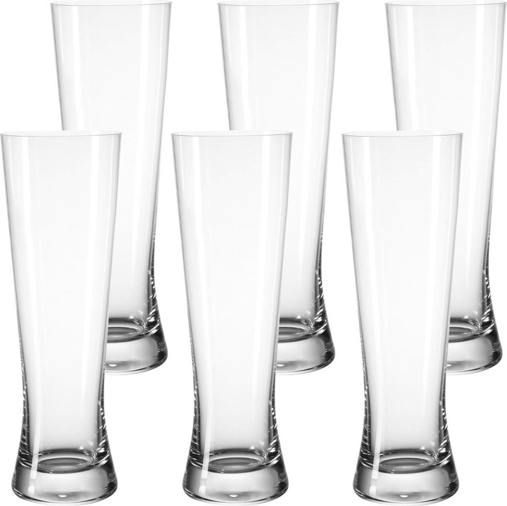 Immagine prodotto Leonardo Bicchiere da birra Bionda Bar 500 ml, 6 pezzi, trasparente (0.50 l, 6 x)