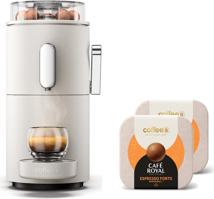 Actual product image CoffeeB Globe incl. 2 × 9 Espresso Forte scoops