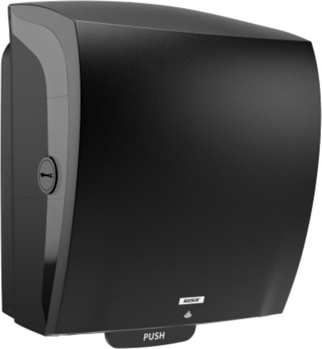 Katrin Papierhandtuchspender Hybrid System 84753 schwarz Kunststoff