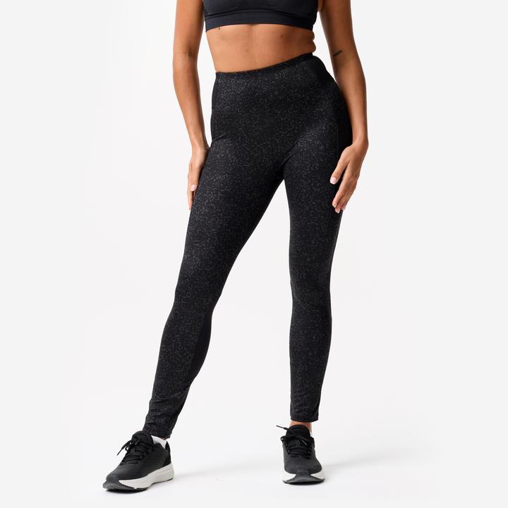 Domyos Leggings Damen Fitness angepasst Handytasche Polyester (31, 33, L)