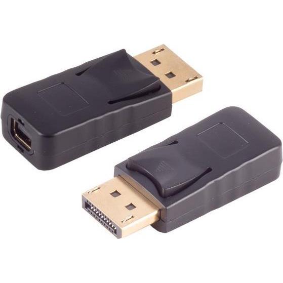 Shiverpeaks S/CONN maximum connectivity DisplayPort 1.2 Adapter, DisplayPort Stecker auf Mini DisplayPort Buchse (Displa...