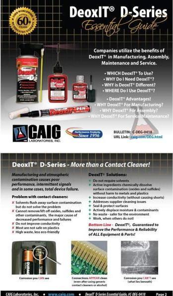 Produktbild Cai Caig DeoxIT D5S-6 Kontaktspray mit Tuch (1x)