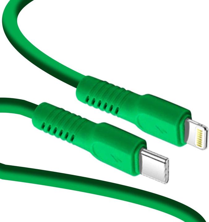 Produktbild Forever COLORUM Kabel USB-C - Lightning 1,8m 2,4A CK12-CL-04 xGreen (1.80 m, USB 3.0, 12 W)