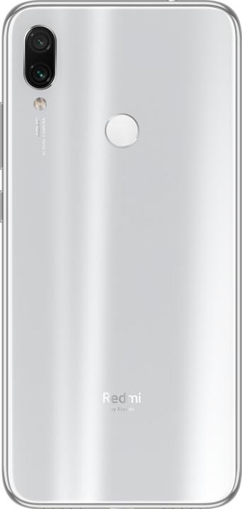 Actual product image Xiaomi Redmi Note 7 (64 GB, White, 6.26", Hybrid Dual SIM, 4G)