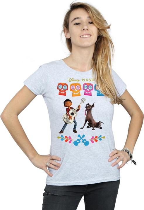 Actual product image Disney Womens/Ladies Coco Miguel Logo Cotton T-Shirt (S)