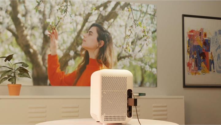 Actual product image HP CC180W Set mit Leinwand (100 lm)
