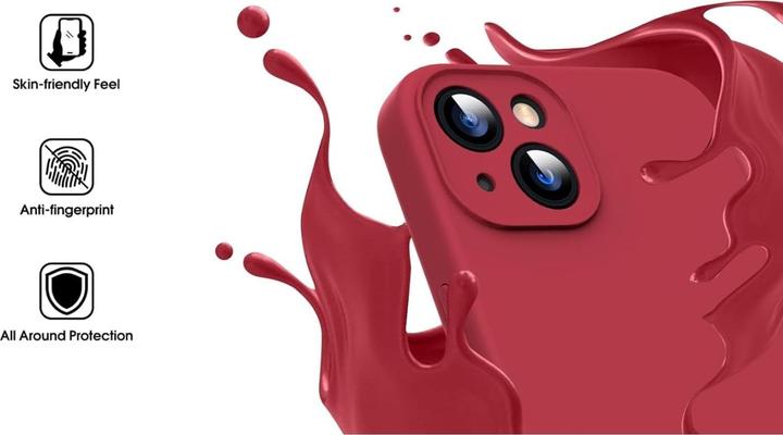 Actual product image Screenguard Apple iPhone 15 Plus Liquid Silicone Camera Protector Case (Apple iPhone 15 Plus)