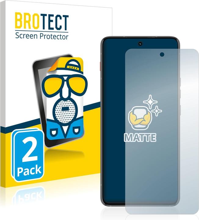Actual product image BROTECT Anti-glare screen protector matt (2 Piece, Motorola ThinkPhone)