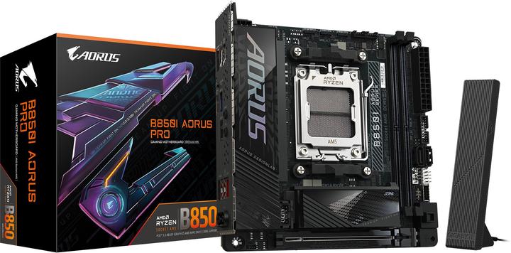 Produktbild Gigabyte Motherboard for AMD processors MB AMD B850 SAM5 ATX/B850I AORUS PRO (AM5, AMD B850, Mini-ITX)