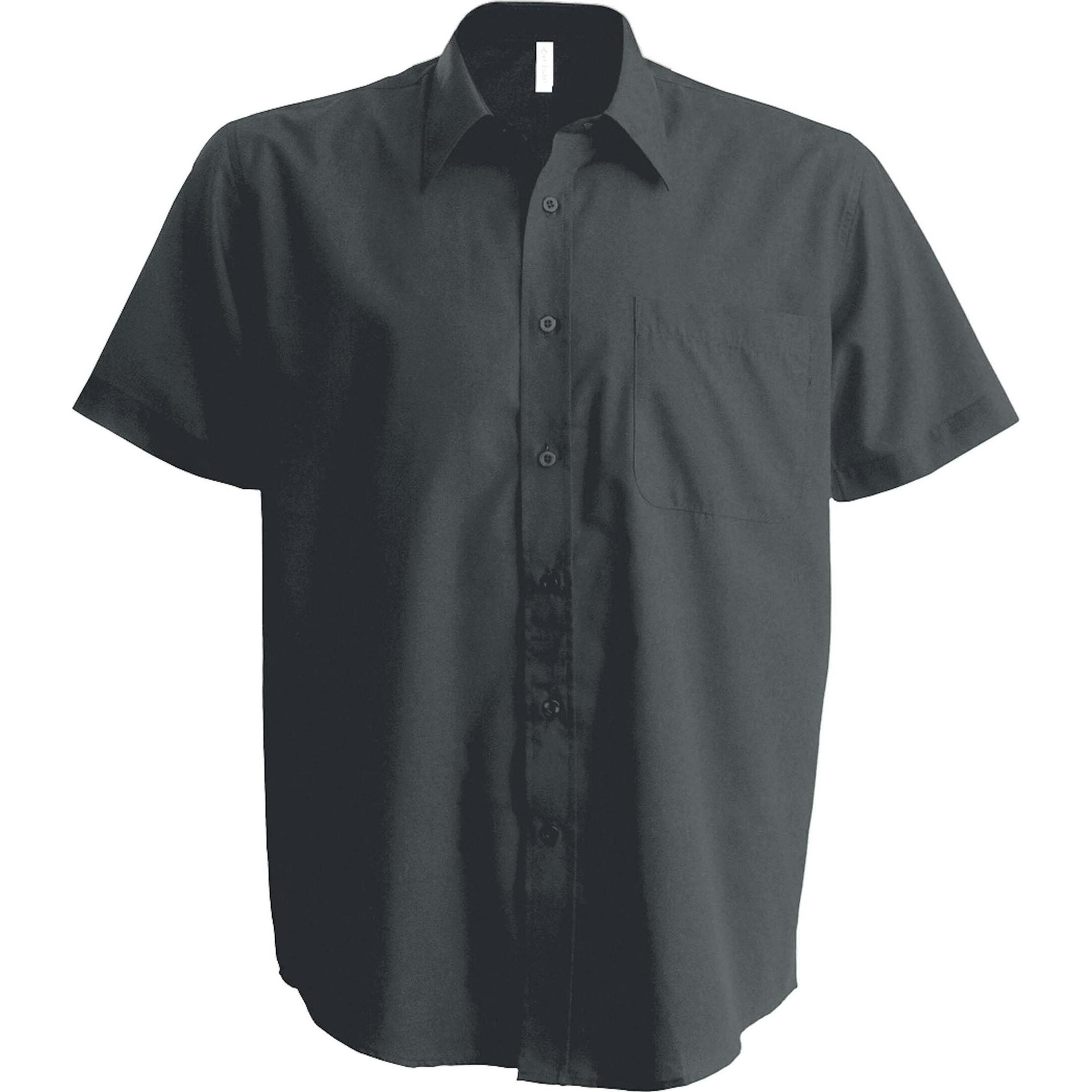 Thumbnail - Kariban, Herren, Hemd, Kurzarmhemd, Grau, (4XL)