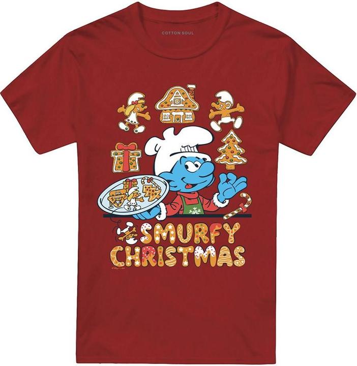 Immagine prodotto The Smurfs TShirt weihnachtliches Design (L)