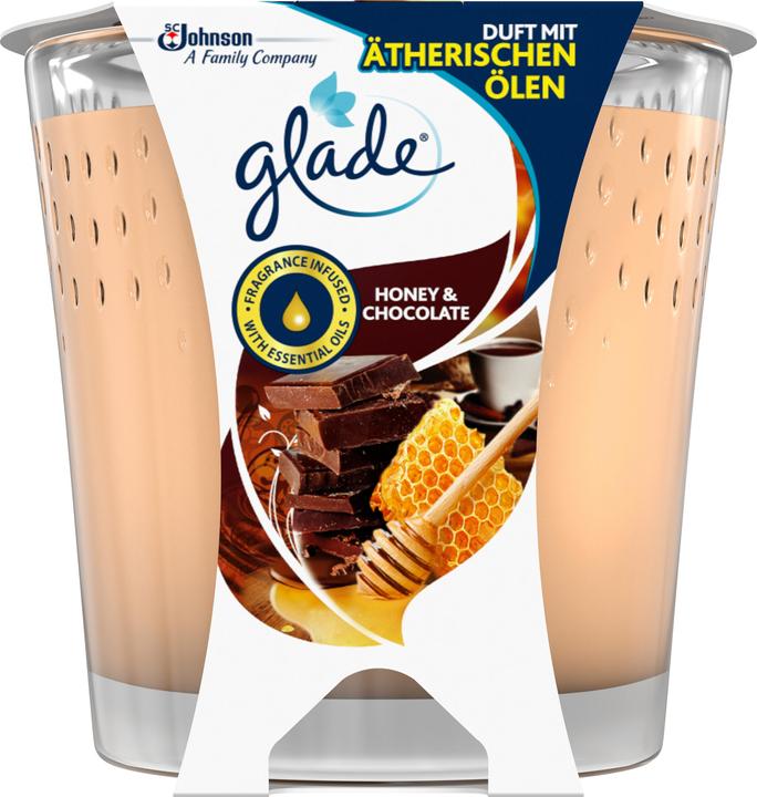 Actual product image Glade Scented candle Honey & Chocolate