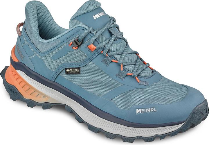 Bleu, eisgrau/orange