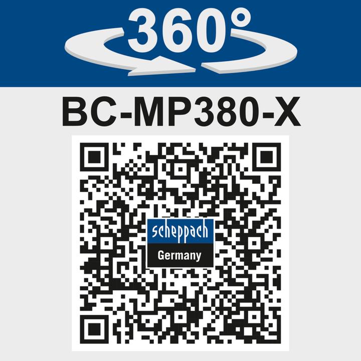 Actual product image Scheppach BC-MP380-X - Set XL2 (Rechargeable battery operated)