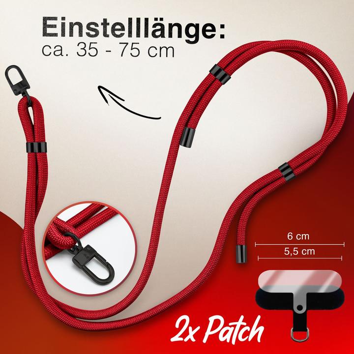 Immagine prodotto Nalia HoldMe Lanyard Handykette - Universal Trageband für Smartphones - Verstellbar, Soft & Elastisch