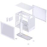 Image du produit Jonsbo D32 STD White PC-Gehäuse, Mini-Gehäuse, mATX, Tempered Glass - weiss (Mini-ITX, mATX)