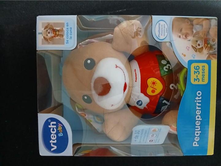 Actual product image VTech Interactive Soft Toy for Babies Pequeperrito (ES)