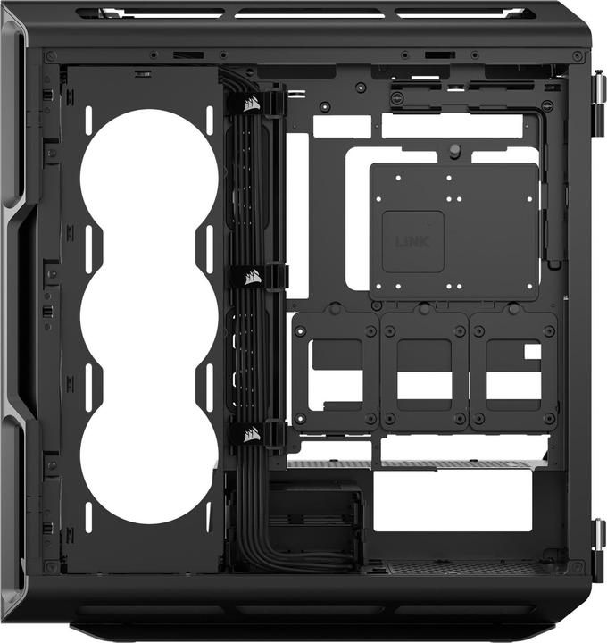 Actual product image Corsair Geh Midi 5000T (Tempered Glass) Black (E-ATX, Mini-ITX, ATX, mATX)
