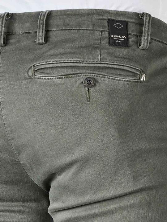 Actual product image Replay Zeumar Chino Pant Hyperflex Slim Fit Khaki (W33/L30)