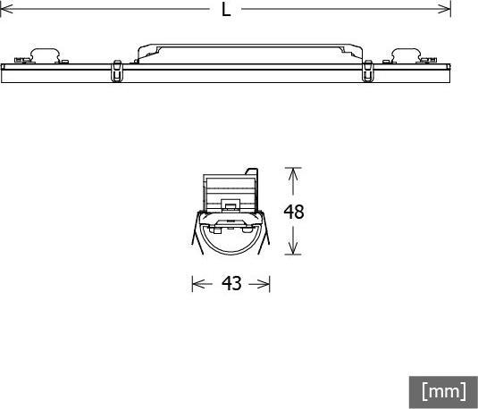 Produktbild LTS LK-LED 045.1040.0985.1/DALI (2500 lm)