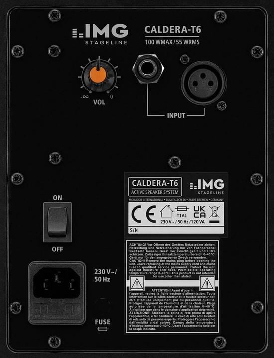 Actual product image Img Stage Line Pair of active studio and recording speakers (Active, Pair, 1x 55 W)