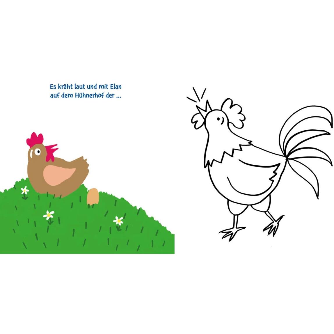 Thumbnail - Das dicke bunte Malbuch mit lustigen Reimen, Kinderbücher von Imke Sörensen, Katja Mensing
