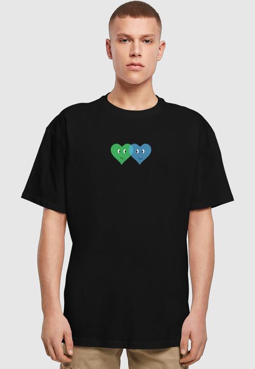 Produktbild Merchcode Hugs & Love - Two Hearts Heavy Oversize Tee - 174979 (L)