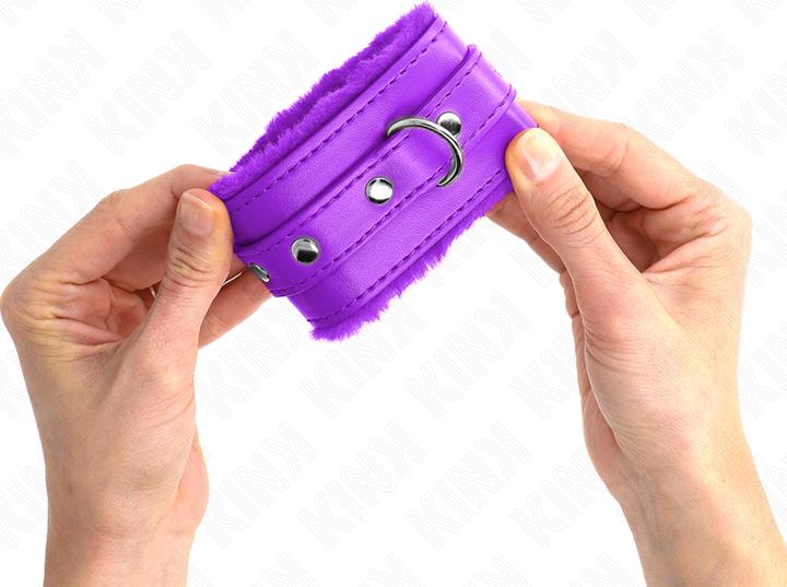 Image du produit Kink Femmes De Poignets En Peleine Lilas Avec Boucles Lilas Réglables 17-29 cm X 6 cm