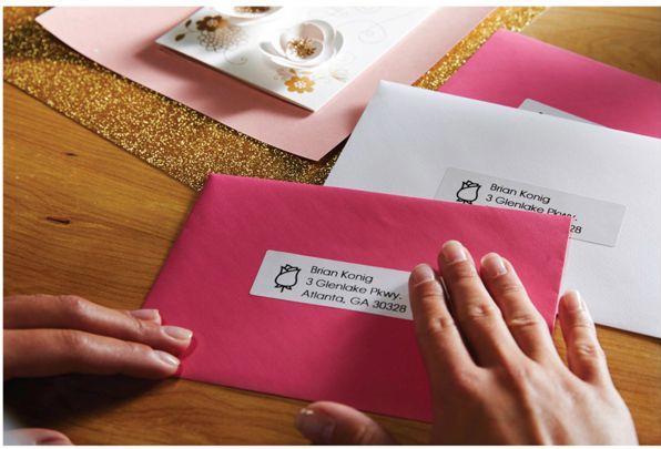 Actual product image Dymo LW labels