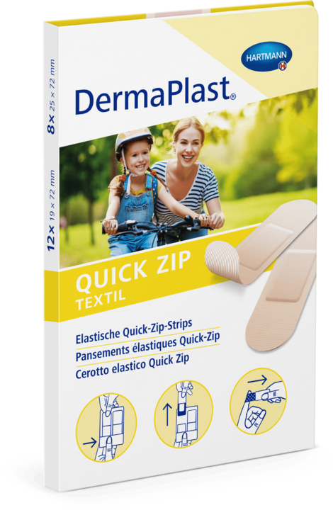Produktbild DermaPlast Quick Zip Textil Pflaster (20 x)