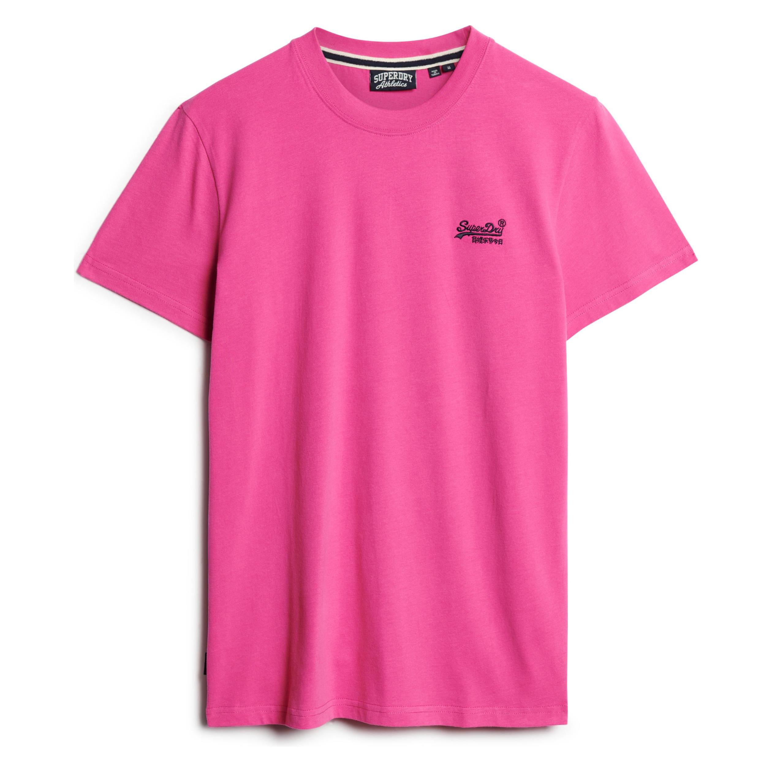 Superdry, Herren, Shirts, T-shirt Essential Logo, Rosa, (Xxl)
