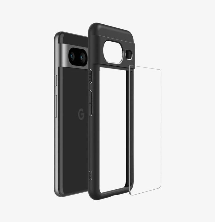 Actual product image Spigen Ultra Hybrid Google Pixel 8 czarny/black ACS06280 (Google Pixel 8)