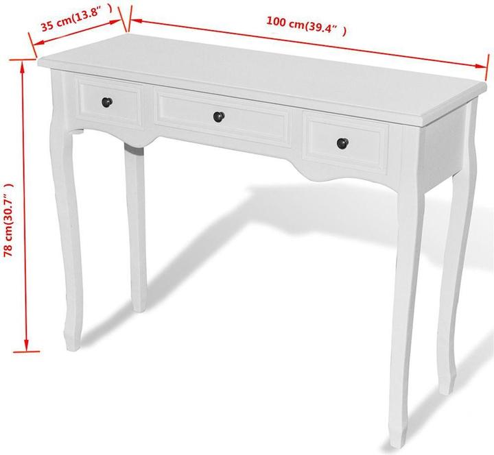 Image du produit vidaXL Schminktisch (100 x 35 x 78 cm)