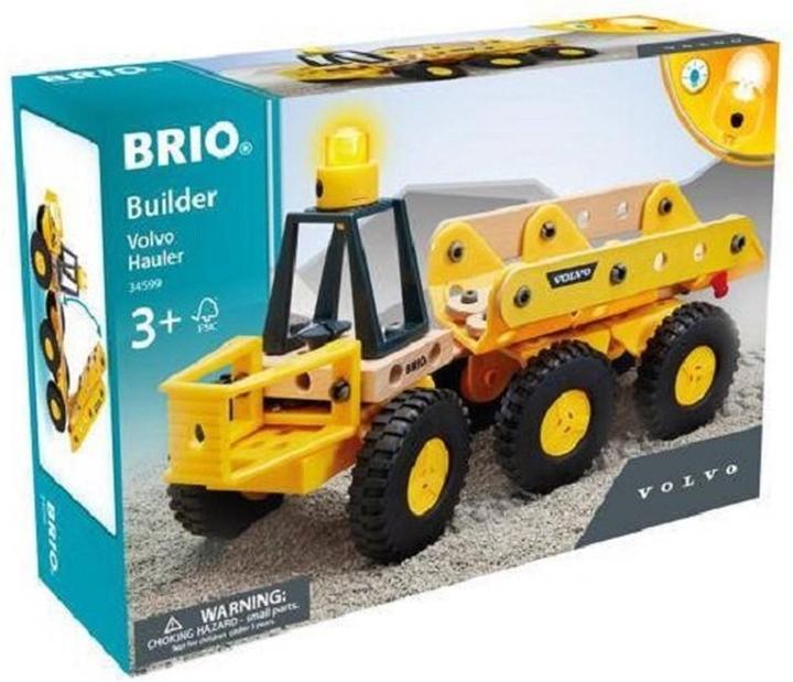 Actual product image Brio Builder Volvo Dump Truck 3J
