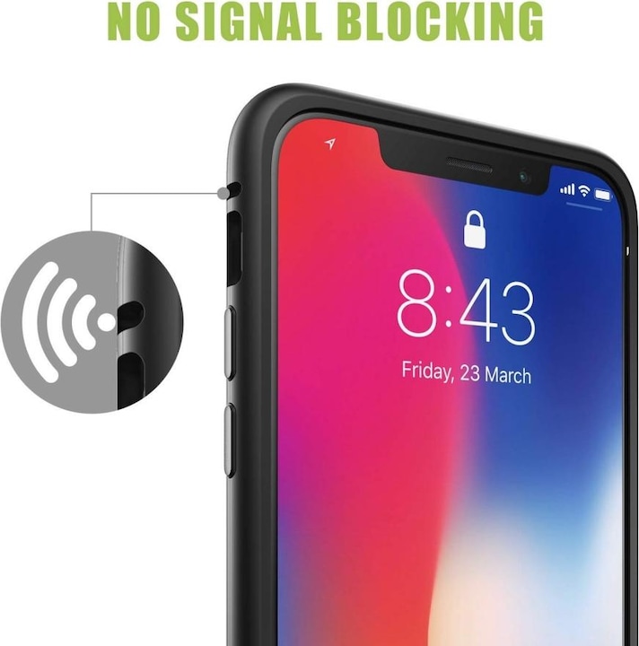 Actual product image G-Case Apple iPhone XS Max Aluminium Magnetic Glass Back Cover Case (Apple iPhone XS Max)