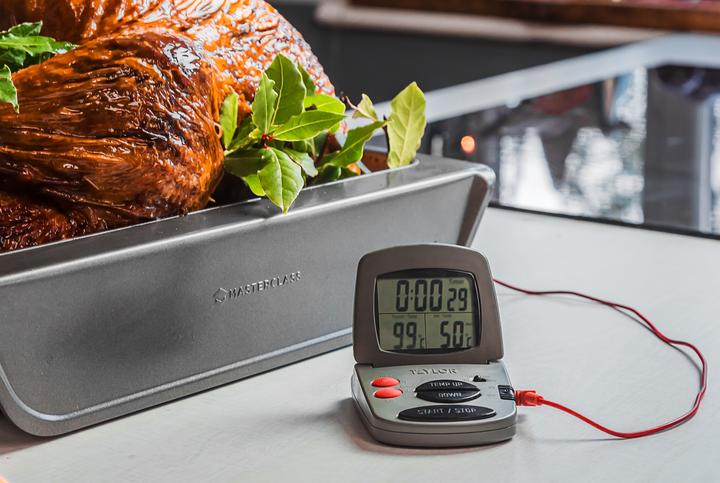 Image du produit Taylor's Taylor Pro Digital Probe Thermometer and Timer, Blister Packed