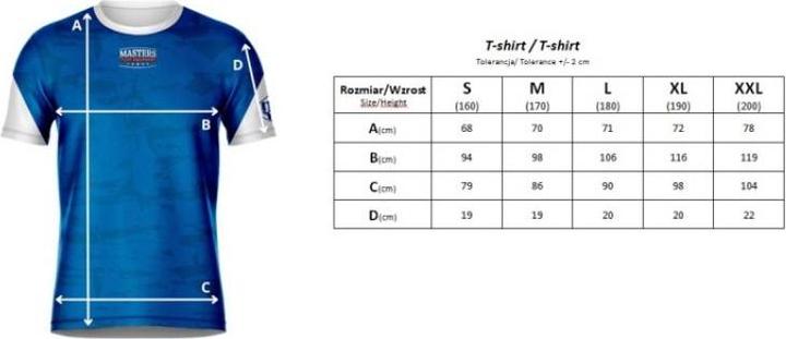 Actual product image Masters Training T-Shirt (WAKO APPROVED)