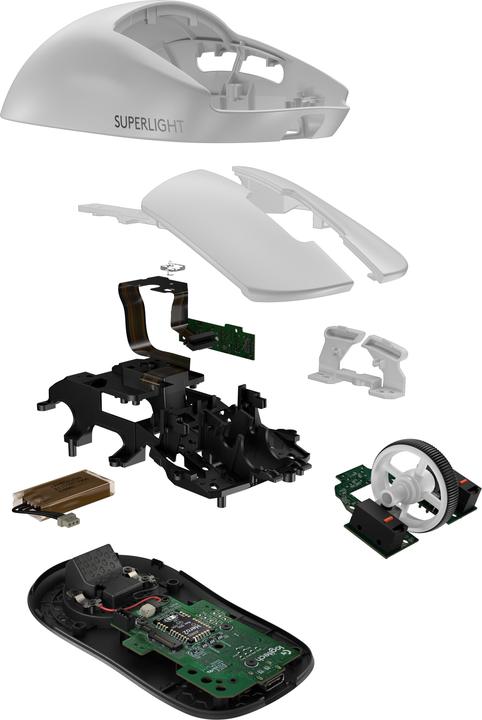 Actual product image Logitech G G Pro X Superlight 2 (Cable, Wireless)