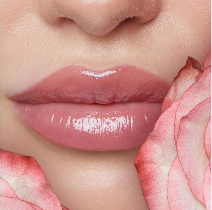 Actual product image Fleeky Plumpy Lip Gloss - Moisturising care with volume effect (Rose nude)