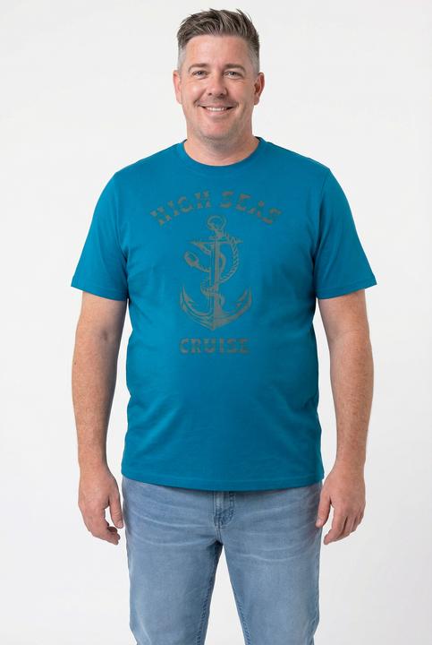 Produktbild Men+ T-Shirts, Doppelpack, Brustprint, Halbarm (L)