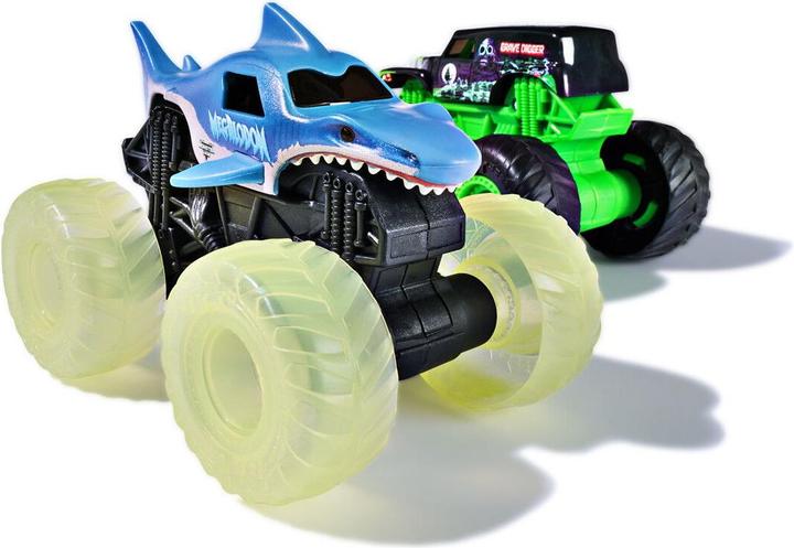Actual product image Monster Jam 1:43 Glowing Light 2 Pack